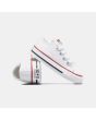 Zapatillas bajas Converse Chuck Taylor All Star Classic Toddler blancas para niños de 1 a 4 años lateral