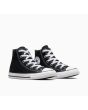 Zapatillas caña alta Converse Chuck Taylor All Star Classic High Top  Negras para niños de 4 a 8 años frontal 