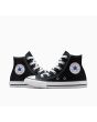 Zapatillas caña alta Converse Chuck Taylor All Star Classic High Top  Negras para niños de 4 a 8 años lateral 