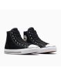 Zapatillas para Skate de ante Converse CONS Chuck Taylor All Star Pro negras y blancas frontal 