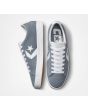 Zapatillas de skate Converse Cons PL Vulc Pro Suede grises y blancas para hombre superior