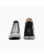 Zapatillas Converse Chuck Taylor All Star Mono Leather High Top negras unisex puntera y talón