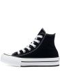 Zapatillas Converse Color Negro EVA Platform Chuck Taylor All Star High Top izquierda