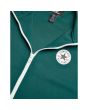 Chaqueta deportiva polar Converse Retro Zip Up Script Poly Jacket Verde para hombre cremallera