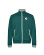 Chaqueta deportiva polar Converse Retro Zip Up Script Poly Jacket Verde para hombre