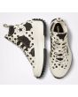 Zapatillas Converse con plataforma Run Star Hike Polka Dots blancas y negras para mujer superior
