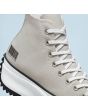 Zapatillas de plataforma Converse Run Star Hike High Top Translucent Barcode grises para mujer detalle