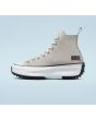 Zapatillas de plataforma Converse Run Star Hike High Top Translucent Barcode grises para mujer izquierda