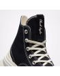 Zapatillas de plataforma Converse Run Star Legacy CX negras y blancas bordado Chack Taylor