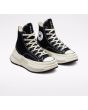 Zapatillas de plataforma Converse Run Star Legacy CX negras y blancas frontal