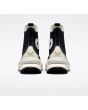 Zapatillas de plataforma Converse Run Star Legacy CX negras y blancas posterior