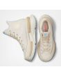 Zapatillas Converse de plataforma Run Star Legacy CX Swirl Jacquard beige y aguamarina para mujer superior