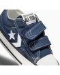 Zapatillas con velcro Converse Star Player 76 Easy-On Foundational Canvas Toddler Azul Marino para niños de 1 a 4 años cierre