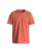 Camiseta de manga corta Lightning Bolt Don't Panic Coral para hombre