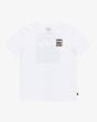 Camiseta de manga corta Billabong Youth Stamp Blanca para niño 8-16 años
