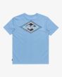 Camiseta de manga corta Billabong Youth Crayon Wave azul para niño 8-16 años posterior