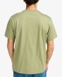 Hombre con camiseta de manga corta RVCA Big RVCA Verde posterior