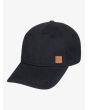 Gorra de Béisbol Roxy Extra Innings negra para Mujer Frontal
