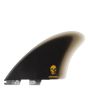 Quillas para tabla de surf FCS II Christenson Keel Performance Glass Fins Black Retail talla XL envés