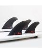 Quillas para tabla de surf FCS II Firewire Tri-Quad Fins negras talla M quad