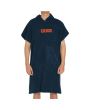 FCS Towel Poncho Heather Navy Frontal