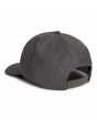 Gorra Florence Marine X Logo Twill Hat gris carbón cierre posterior ajustable a presión
