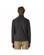 Hombre con forro polar técnico Patagonia Air Fleece Jacket Negro posterior