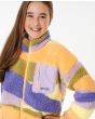 Forro polar Rip Curl Sunrise Wavy Girl Multicolor para niña 8-14 años bolsillo