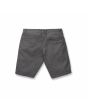 Bermudas Volcom Frickin Modern Stretch 19' Gris Carbón Jaspeado para hombre posterior