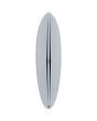 Tabla de Surf Funboard Classic Pukas Axel Lorentz La Côté 7'0" 49,2 Litros gris front 