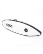 Funda para dos tablas de surf FCS Travel 2 Cover 6'3 Negro-Gris posterior