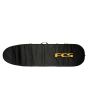 Funda para tabla de surf FCS Classic Fun Board Cover 6'3 color Negro y Mango