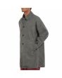 Hombre con Gabardina Volcom V Ent Noa Deane Trench Gris bolsillo