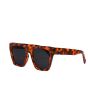Gafas de sol I-SEA Ava color tortoise brown con lentes smoke polarizadas para mujer montura cuadrada