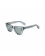 Vista lateral de las Gafas de sol I-SEA Crosby Slate con lentes polarizadas verdes para mujer