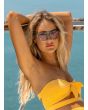 Mujer con Gafas de sol polarizadas I-SEA Royal Kale/Tangerine
