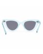 Gafas de sol Cat Eye Vans Poolside azules para mujer posterior