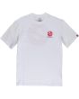 Camiseta de manga corta para niño Element Ghostbusters Ghostly SS Boy blanca con el logo de cazafantasmas estampado Frontal