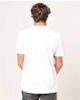 Camiseta Surfera de Manga Corta Rip Curl Good Day Bad Day para hombre blanca Posterior
