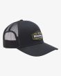 Gorra de malla Billabong Walled Trucker negra para hombre derecha