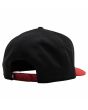 Gorra DC Shoes Shy Town Empire Negra para hombre cierre posterior ajustable a presión