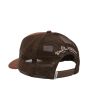 Gorra de malla Deus Ex Machina Amped Circle Chocolate posterior