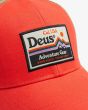 Gorra Deus Ex Machina Polar Trucker Roja parche