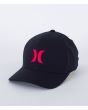 Gorra Hurley H2O Dri-Fit One & Only negra y roja para hombre