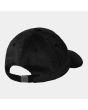 Gorra de pana Carhartt WIP Harlem Cap negra Unisex posterior