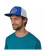 Hombre con Gorra de malla Patagonia Duckbill Trucker Lost and Found Passage Blue Unisex 