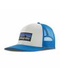 Gorra Trucker Patagonia P-6 Logo Blanco-Azul Unisex