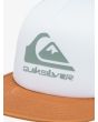 Gorra trucker Quiksilver Foamslayer blanca para chico logo