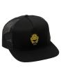 Gorra de malla RVCA Redondo Trucker Negra para hombre derecha