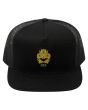 Gorra de malla RVCA Redondo Trucker Negra para hombre frontal